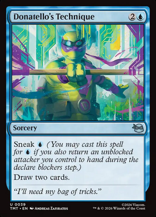 MTG Card Title: Donatello's Technique TMT/39