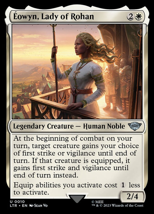MTG Card Title: Éowyn, Lady of Rohan LTR/10