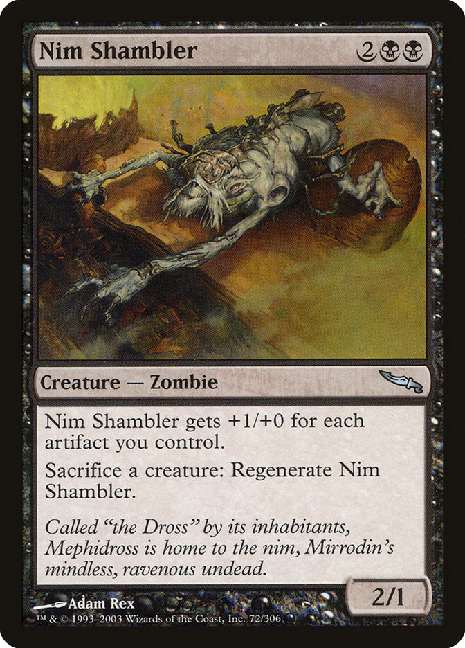 MTG Card Title: Nim Shambler MRD/72