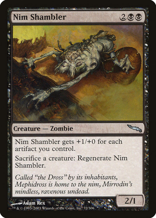 MTG Card Title: Nim Shambler MRD/72