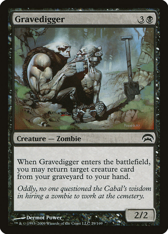 MTG Card Title: Gravedigger HOP/29