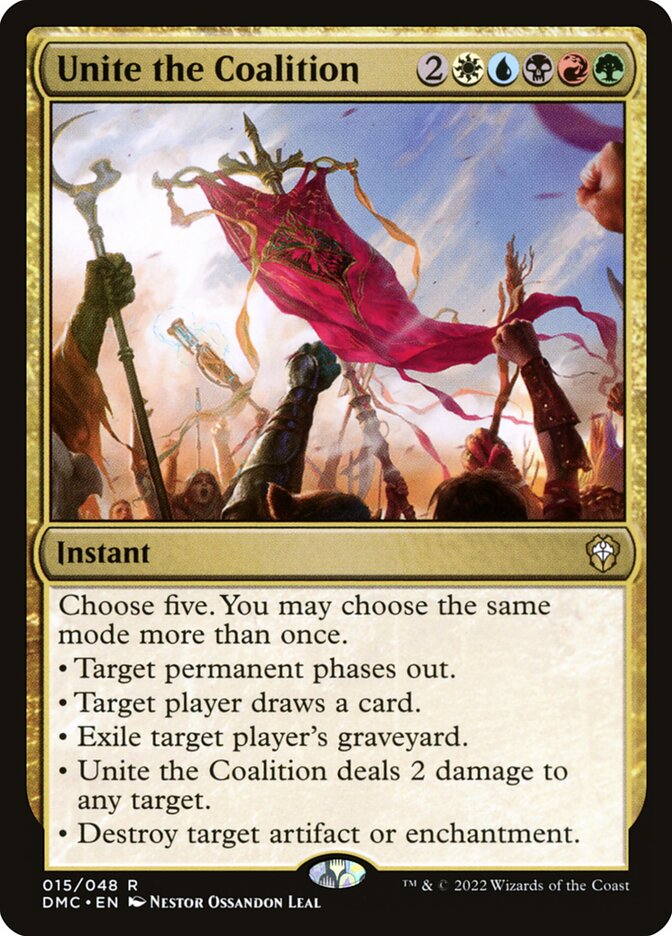 MTG Card Title: Unite the Coalition DMC/15