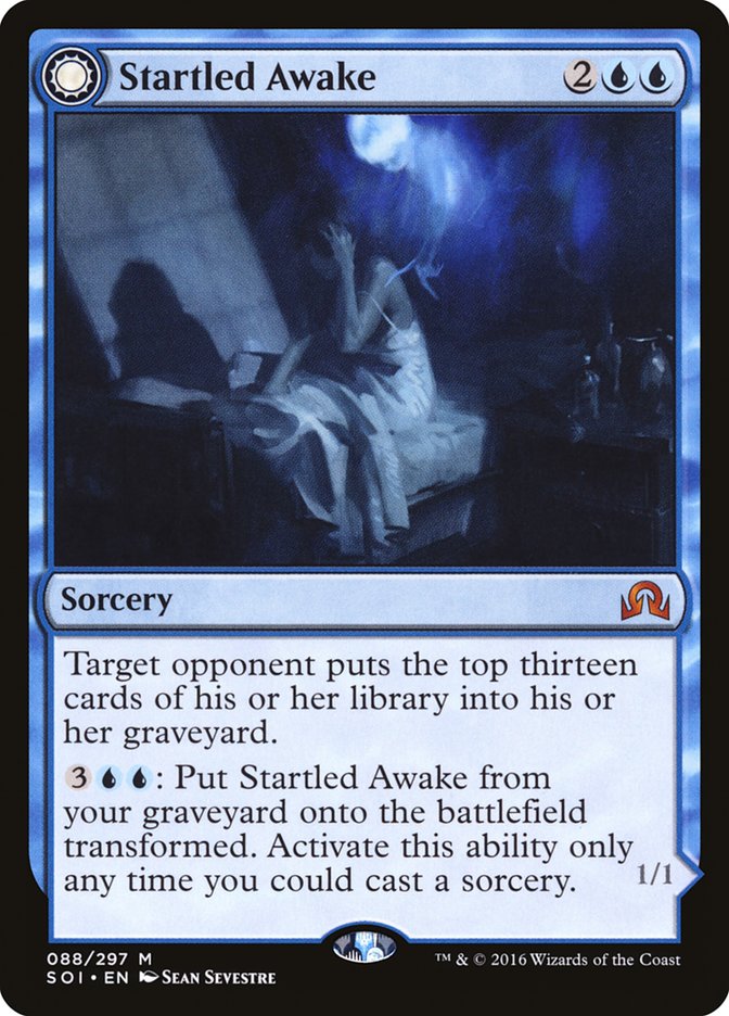 MTG Card Title: Startled Awake // Persistent Nightmare SOI/88