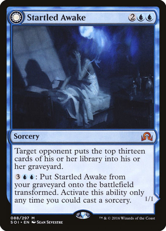 MTG Card Title: Startled Awake // Persistent Nightmare SOI/88