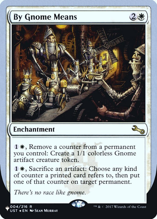 MTG Card Title: By Gnome Means ULST/1