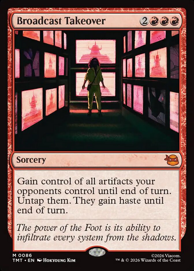 MTG Card Title: Broadcast Takeover TMT/86