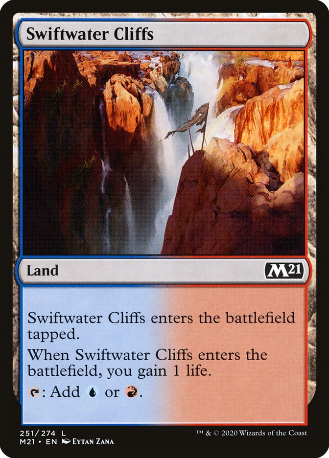 MTG Card Title: Swiftwater Cliffs M21/251
