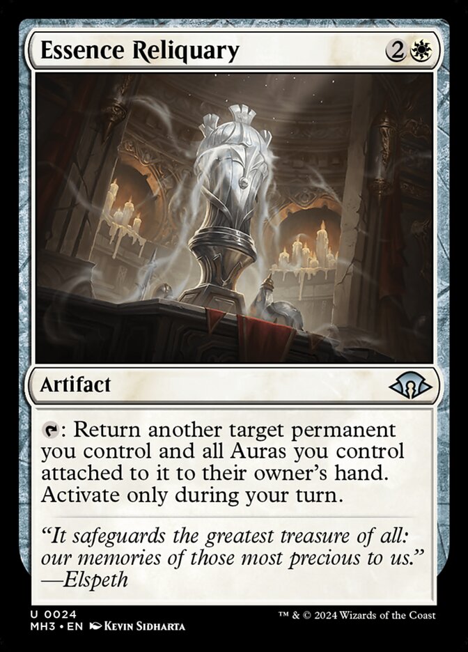 MTG Card Title: Essence Reliquary MH3/24