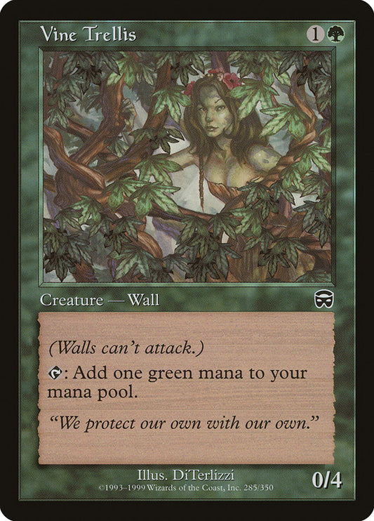MTG Card Title: Vine Trellis MMQ/285