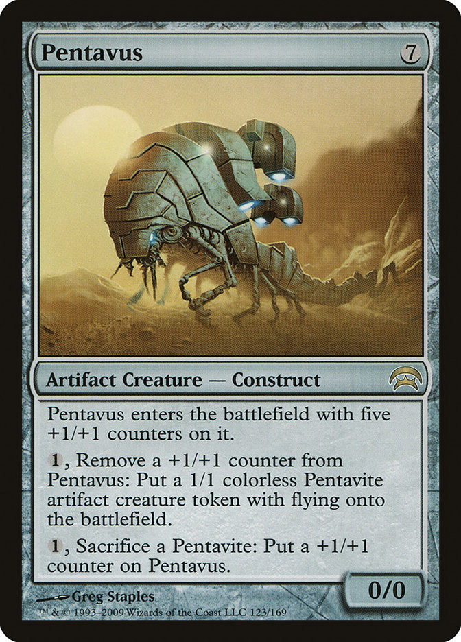 MTG Card Title: Pentavus HOP/123