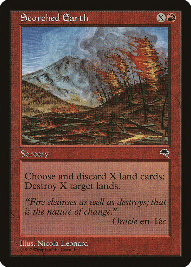 MTG Card Title: Scorched Earth TMP/200