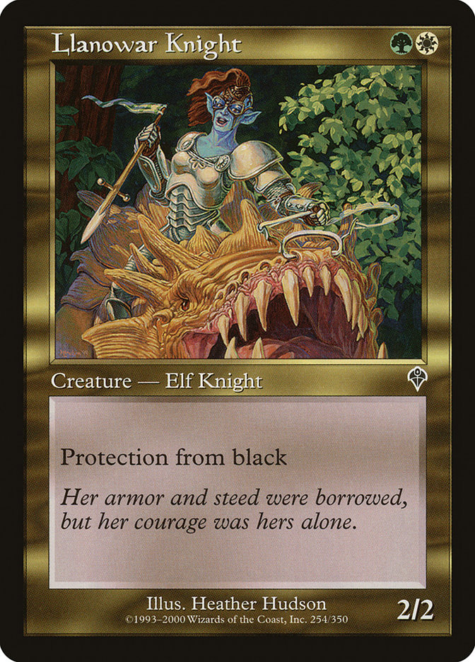 MTG Card Title: Llanowar Knight INV/254