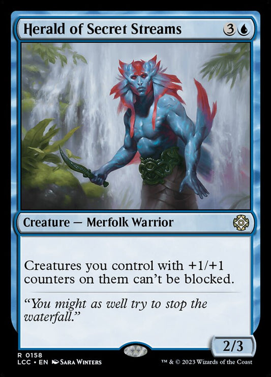 MTG Card Title: Herald of Secret Streams LCC/158
