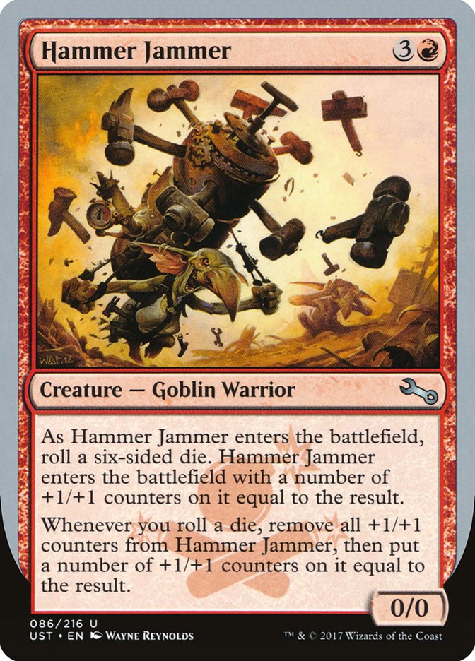 MTG Card Title: Hammer Jammer UST/86