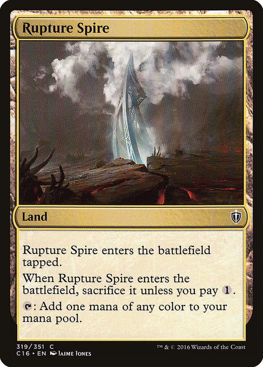 MTG Card Title: Rupture Spire C16/319