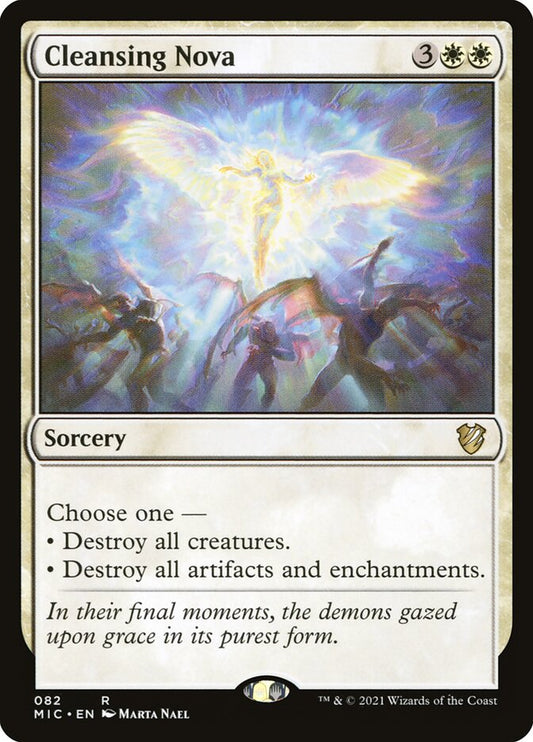 MTG Card Title: Cleansing Nova MIC/82