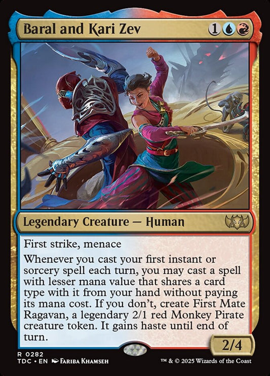 MTG Card Title: Baral and Kari Zev TDC/282