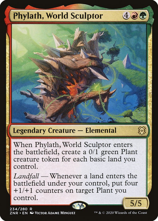 MTG Card Title: Phylath, World Sculptor ZNR/234