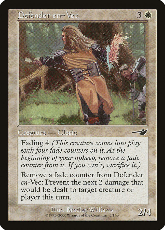 MTG Card Title: Defender en-Vec NEM/5