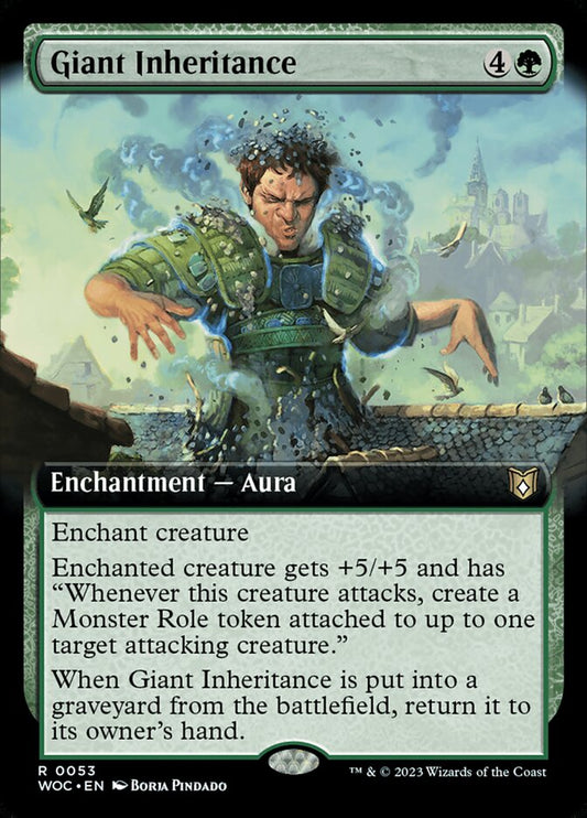 MTG Card Title: Giant Inheritance WOC/53