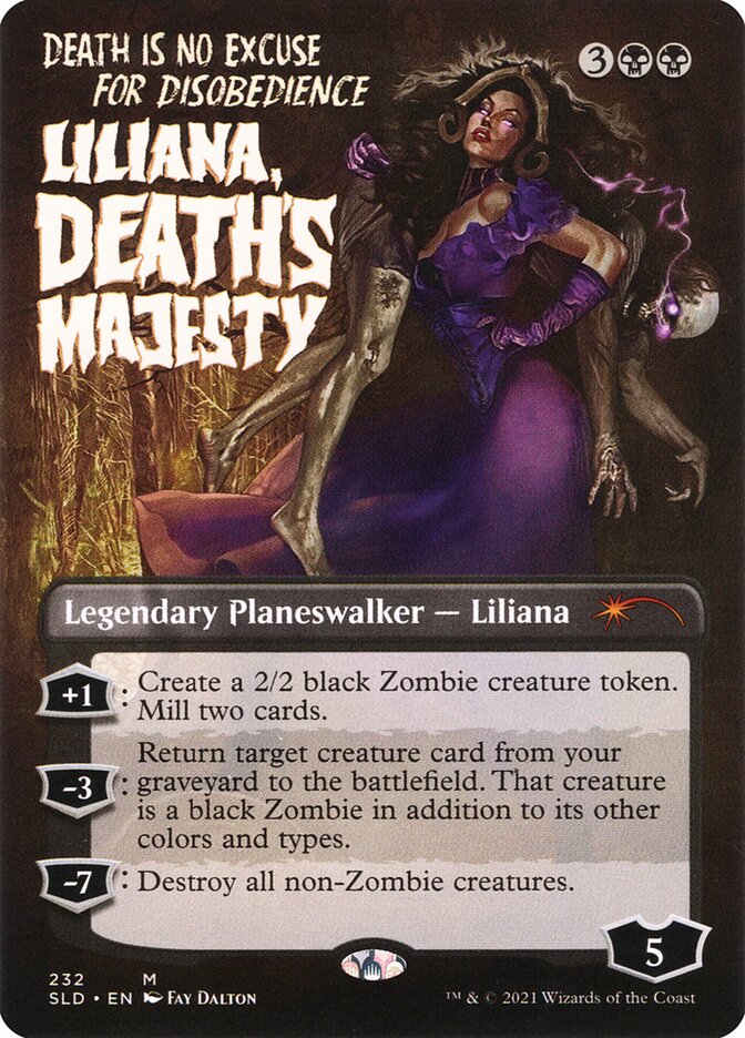 MTG Card Title: Liliana, Death's Majesty SLD/232