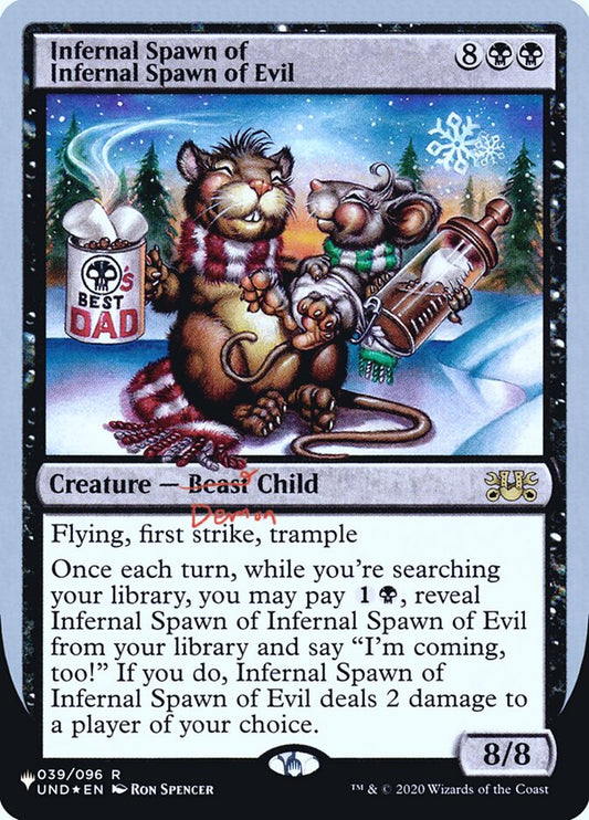 MTG Card Title: Infernal Spawn of Infernal Spawn of Evil ULST/20