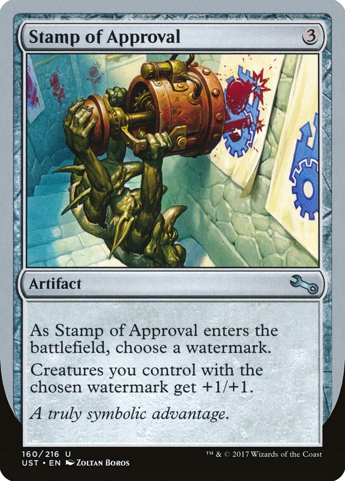 MTG Card Title: Stamp of Approval UST/160