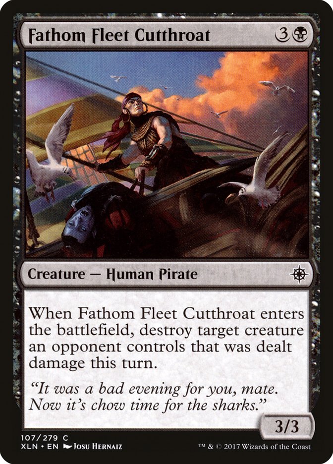 MTG Card Title: Fathom Fleet Cutthroat XLN/107
