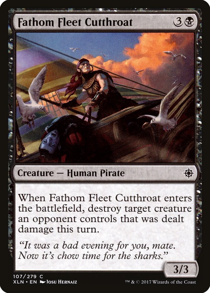 MTG Card Title: Fathom Fleet Cutthroat XLN/107