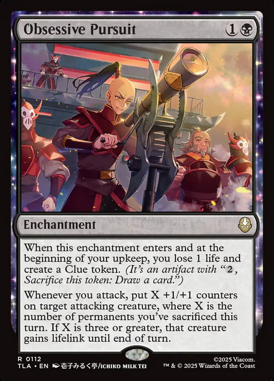 MTG Card Title: Obsessive Pursuit TLA/112