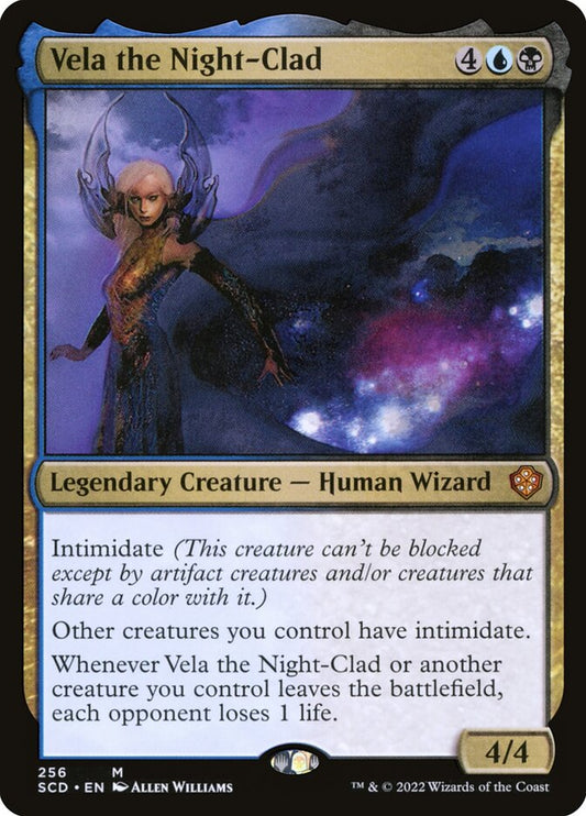 MTG Card Title: Vela the Night-Clad SCD/256