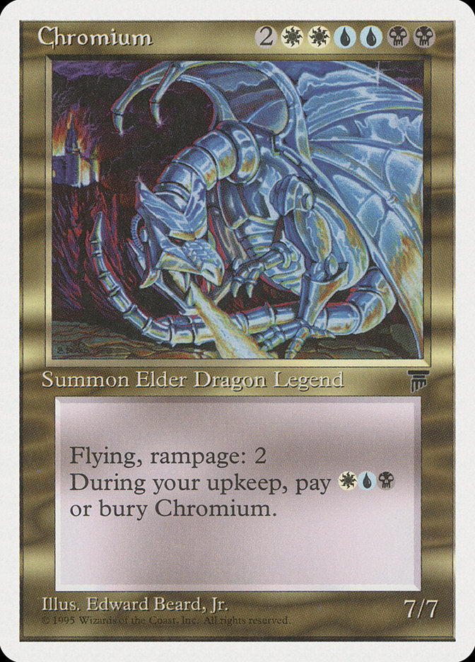 MTG Card Title: Chromium CHR/74