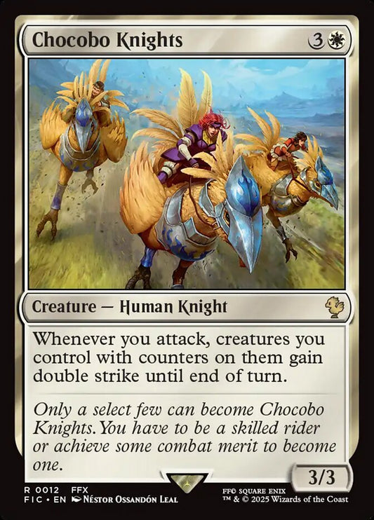 MTG Card Title: Chocobo Knights FIC/12