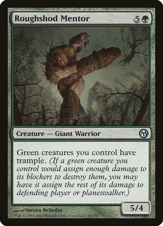 MTG Card Title: Roughshod Mentor DPA/81