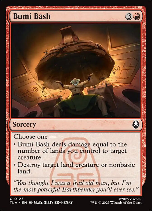 MTG Card Title: Bumi Bash TLA/125