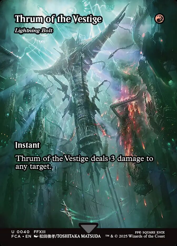 MTG Card Title: Lightning Bolt FCA/40