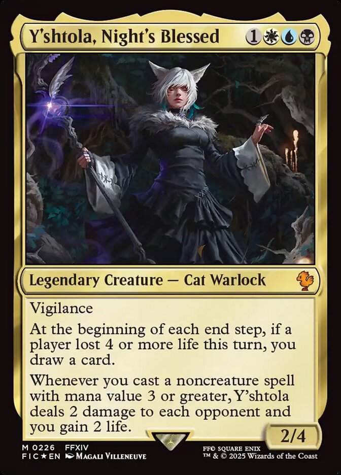 MTG Card Title: Y'shtola, Night's Blessed FIC/226