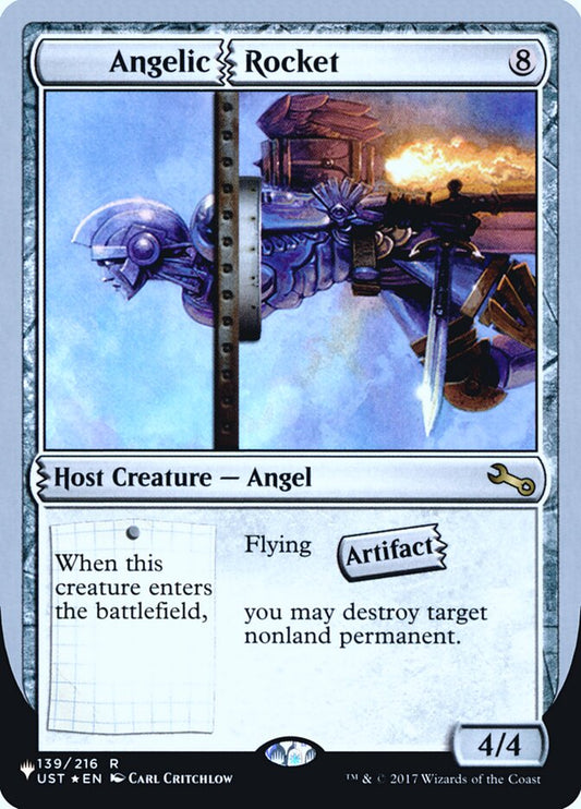 MTG Card Title: Angelic Rocket ULST/54