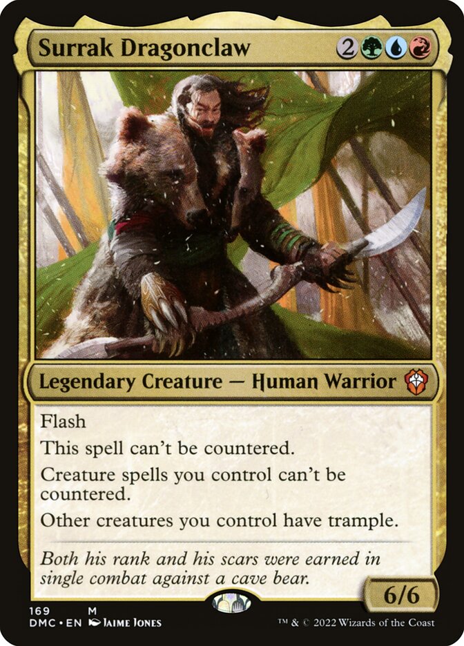 MTG Card Title: Surrak Dragonclaw DMC/169