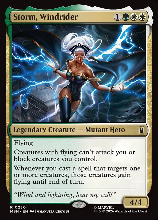 MTG Card Title: Storm, Windrider MSH/230