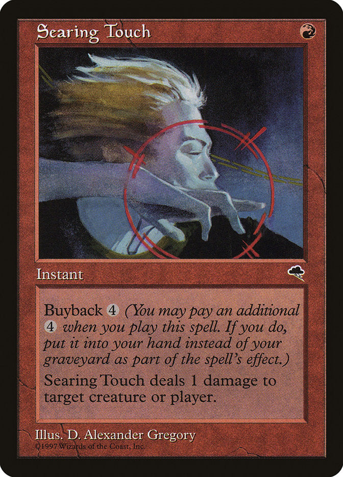 MTG Card Title: Searing Touch TMP/201