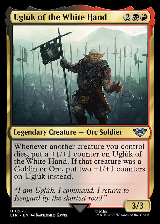 MTG Card Title: Uglúk of the White Hand LTR/235