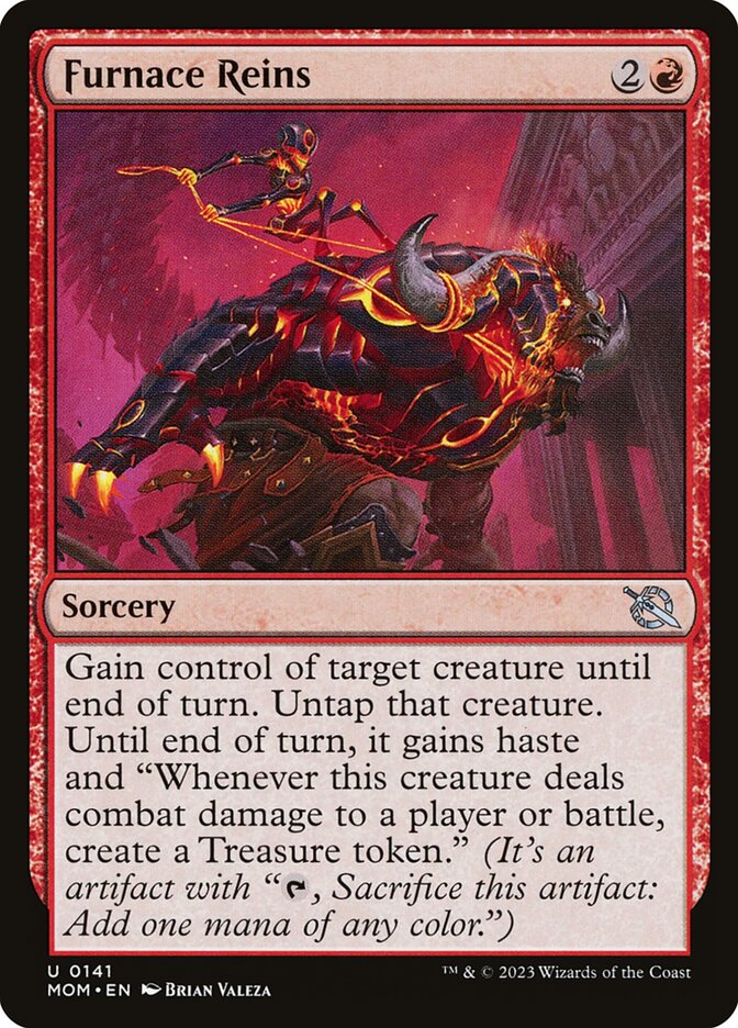 MTG Card Title: Furnace Reins MOM/141