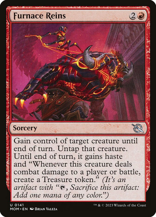 MTG Card Title: Furnace Reins MOM/141