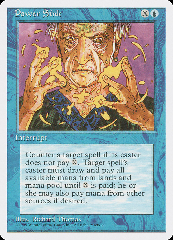 MTG Card Title: Power Sink 4ED/93