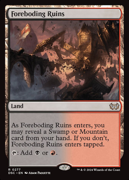 MTG Card Title: Foreboding Ruins DSC/277