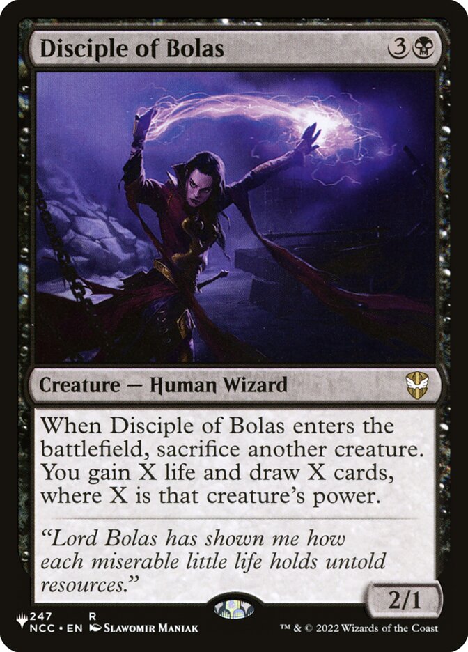 MTG Card Title: Disciple of Bolas PLST/NCC-247