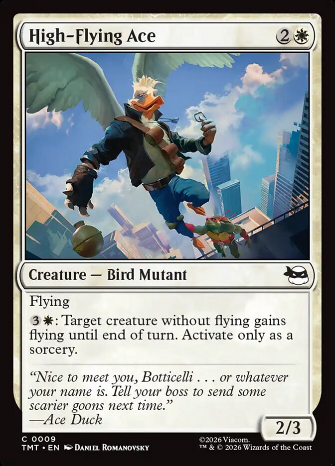 MTG Card Title: High-Flying Ace TMT/9