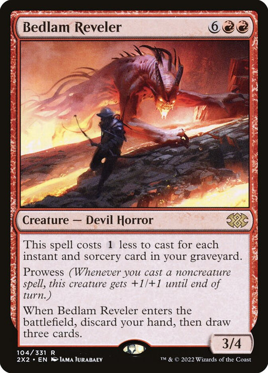 MTG Card Title: Bedlam Reveler 2X2/104