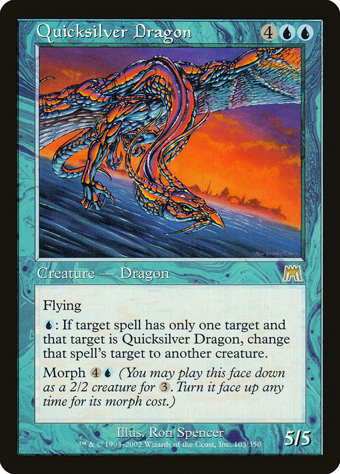 MTG Card Title: Quicksilver Dragon ONS/103